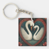 Zwaan Liefde 1 Sleutelhanger (Voorkant)