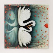 Zwaan Liefde 2 Legpuzzel (Horizontaal)