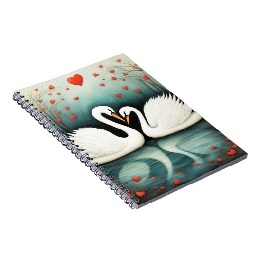 Zwaan Liefde 2 Notitieboek (Rechterzijde)