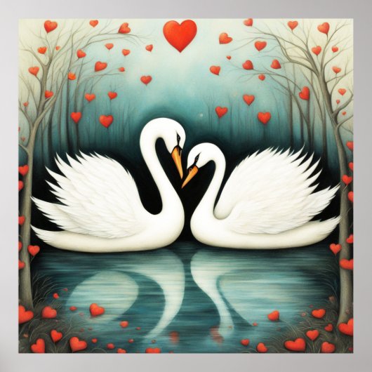 Zwaan Liefde 2 Poster (Voorkant)