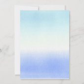 Zwaan Liefde Elegantie Koppels Douche Kaart (Achterkant)