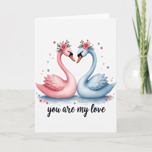 Zwaan Liefdesverhaal Kaart