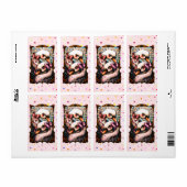 Zwaan liefhebbers etiket (Full Sheet)
