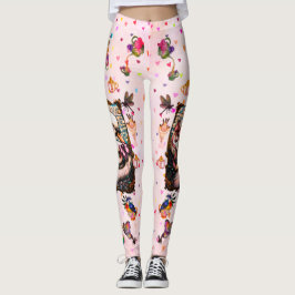 Zwaan liefhebbers leggings