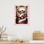 Zwaan Liefhebbers  Poster (Keuken)