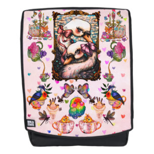 Zwaan liefhebbers rugtassen