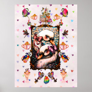 Zwaan Liefhebbers T-Shirt Poster