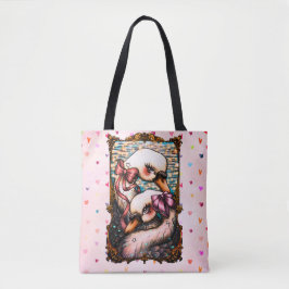 Zwaan liefhebbers tote bag