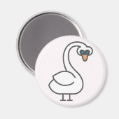 zwaan magneet (Voorkant / Achterkant)