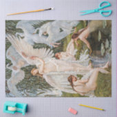  zwaan meisjes door W. Crane Tissuepapier (Craft)