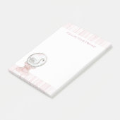 Zwaan met roze strepen   post-it® notes (Schuin)