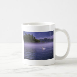 Zwaan op meer koffiemok