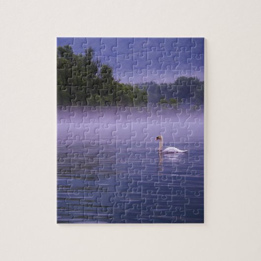 Zwaan op meer legpuzzel (Verticaal)