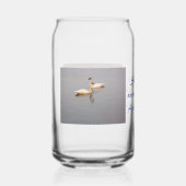 Zwaan Paar/Flight Can Glas (Voorkant)