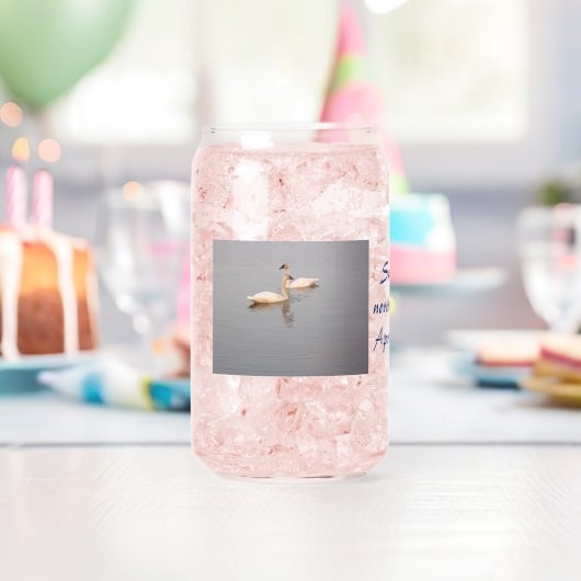 Zwaan Paar/Flight Can Glas (Insitu (Verjaardag))