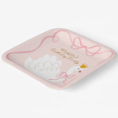 Zwaan Prinses Verjaardag Papieren Bordje (Gebogen)