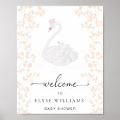 Zwaan Prinses Welkom Poster (Voorkant)