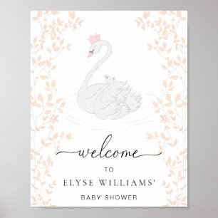 Zwaan Prinses Welkom Poster