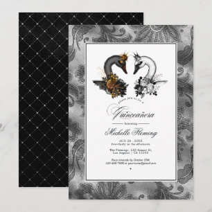 Zwaan Quinceañera Kaart