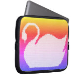 Zwaan Rainbow Artisan Haakprint Elektronica Tas (Voorkant Rechts)