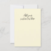 zwaan reflectie gekleurd bedankkaart (Achterkant)