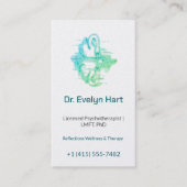  Zwaan reflectie - therapeut Visitekaartje (Voorkant)