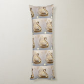 "Zwaan reflecties van schoonheid" Lichaamskussen (Achterkant (Verticaal))