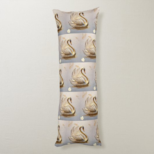 "Zwaan reflecties van schoonheid" Lichaamskussen (Achterkant (Verticaal))
