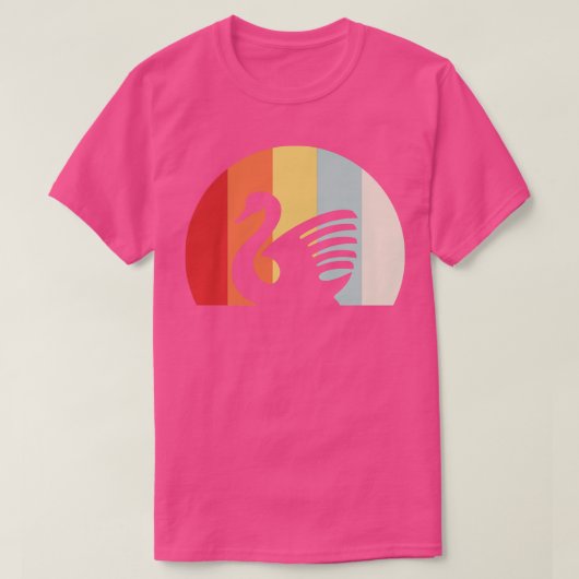 Zwaan Retro 4 T-shirt (Design voorkant)