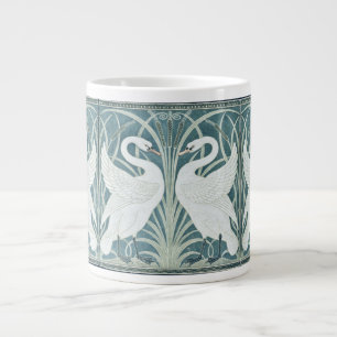 zwaan, rush en iris van W. Crane Grote Koffiekop