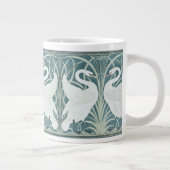 zwaan, rush en iris van W. Crane Grote Koffiekop (Rechts)