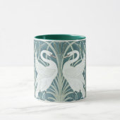  zwaan, rush en iris van W. Crane Mok (Midden)