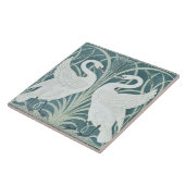 zwaan, rush en iris van W. Crane Tegeltje (Zijkant)