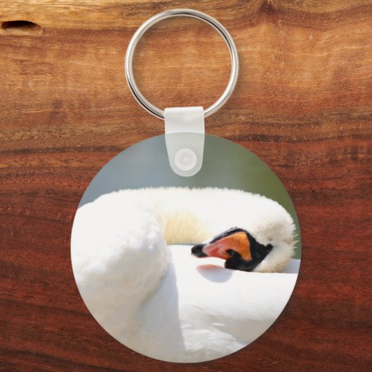 zwaan sleutelhanger (Voorkant)