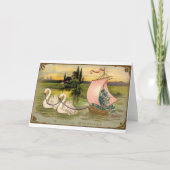  Zwaan Verjaardag Kaart (Voorkant)