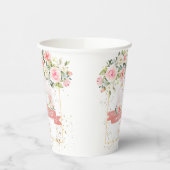 Zwaan verjaardag papieren bekers (Links)