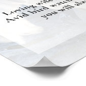 Zwaan Vogelliefhebber Viering van het Leven Foto B Poster (Hoek)