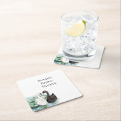 Zwaan Water Lelies Lake Romantisch Vrijgezellenfee Kartonnen Onderzetters (Insitu)