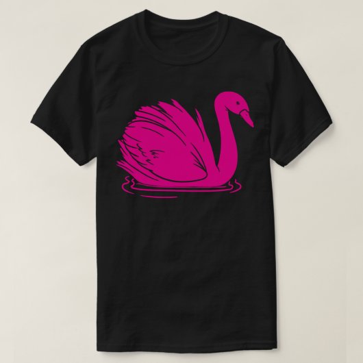 Zwaan Watervogel 1 T-shirt (Design voorkant)