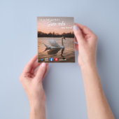 zwaan wonderbaarlijk geweldige makelaar marketing flyer (Hand)