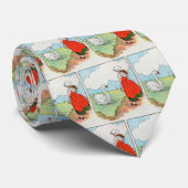 Zwaan, zwaan over het Zee Moeder Gans Kwekerij Rhy Stropdas (Opgerold)