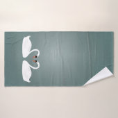 Zwaanbadhanddoek Badhanddoek (Badhanddoek)