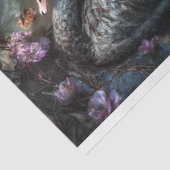 Zwaancollage decoupage tissuepapier (Detail)