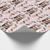 Zwaanliefhebbers Cadeaupapier (Hoek)