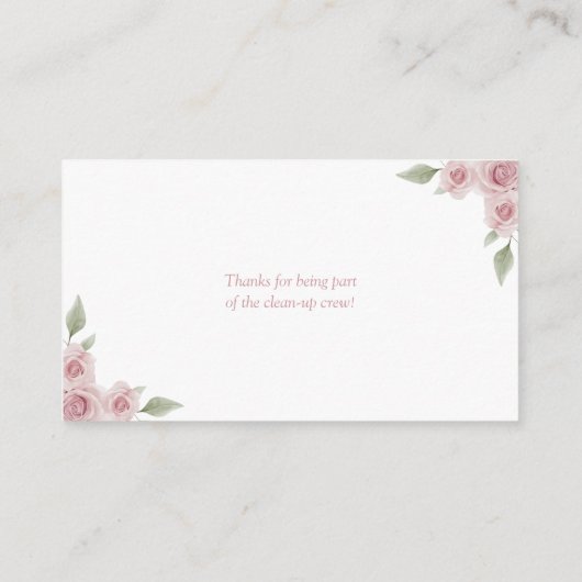 Zwaanluier Raffle Informatiekaartje (Achterkant)