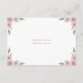 Zwaanluier Raffle Informatiekaartje (Achterkant)