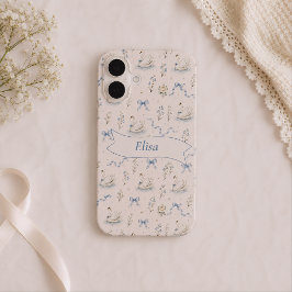 Zwaanmeer Cottagecore Boog Elegante Cadeau Naam iPhone 16 Hoesje
