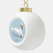 Zwaanornament Keramische Bal Ornament (Rechts)