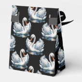 Zwaanvogels patroon ontwerp bedankdoosjes (Achterkant)