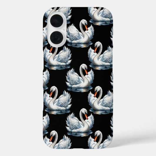 Zwaanvogels patroon ontwerp Case-Mate iPhone case (Achterkant)